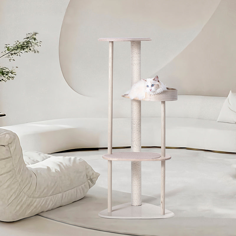 Meoooow 貓跳台爬架|實木大理石|仙女座 - LOVE PET FAMILY