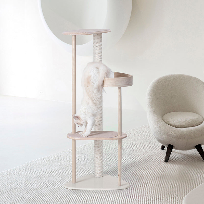 Meoooow 貓跳台爬架|實木大理石|仙女座 - LOVE PET FAMILY