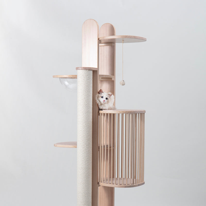 Meoooow 貓跳台爬架|實木|蔦屋|三層 - LOVE PET FAMILY