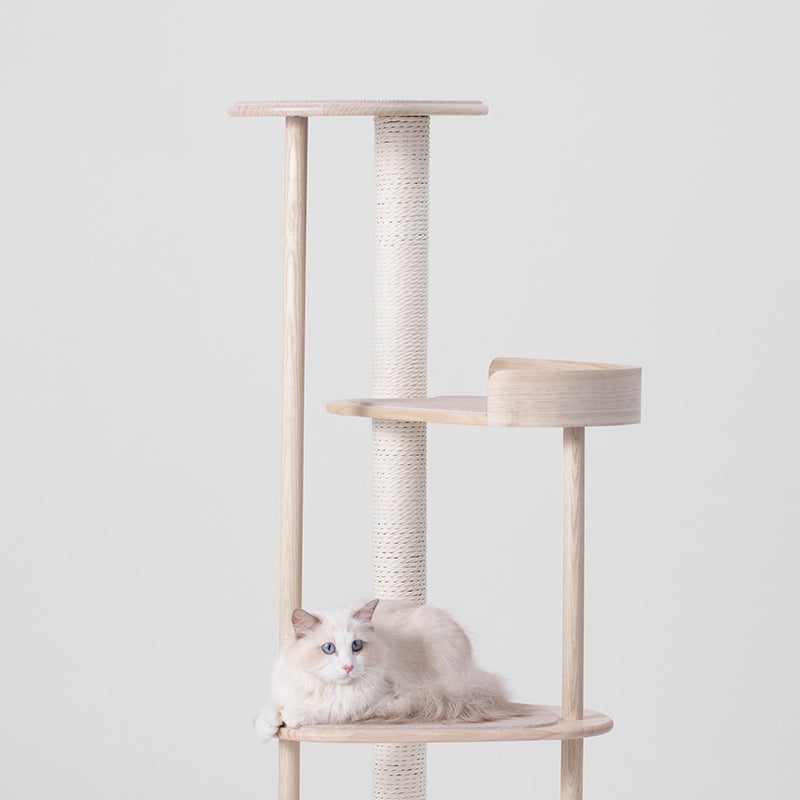 Meoooow 貓跳台爬架|實木大理石|仙女座 - LOVE PET FAMILY