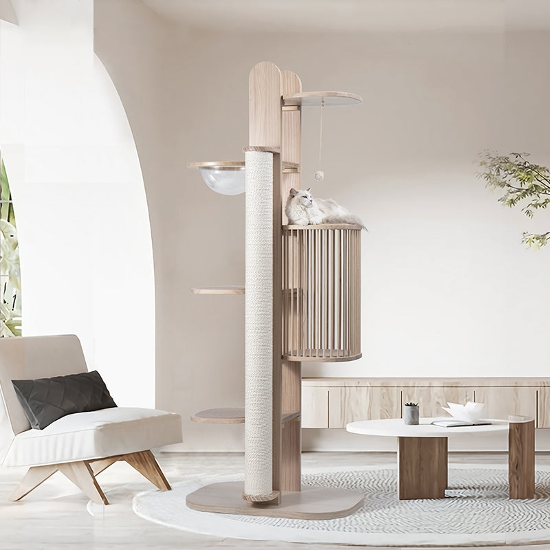 Meoooow 貓跳台爬架|實木|蔦屋|三層 - LOVE PET FAMILY