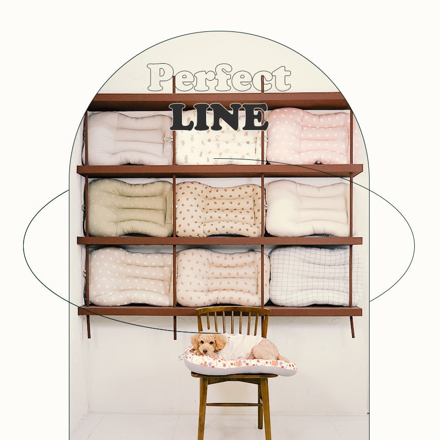 韓國 Rottie 寵物推車配件推車座艙墊|格紋灰 - LOVE PET FAMILY