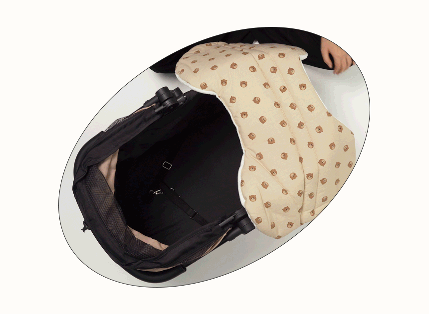 韓國 Rottie 寵物推車配件推車保護套|全車適用|貴賓綠 - LOVE PET FAMILY