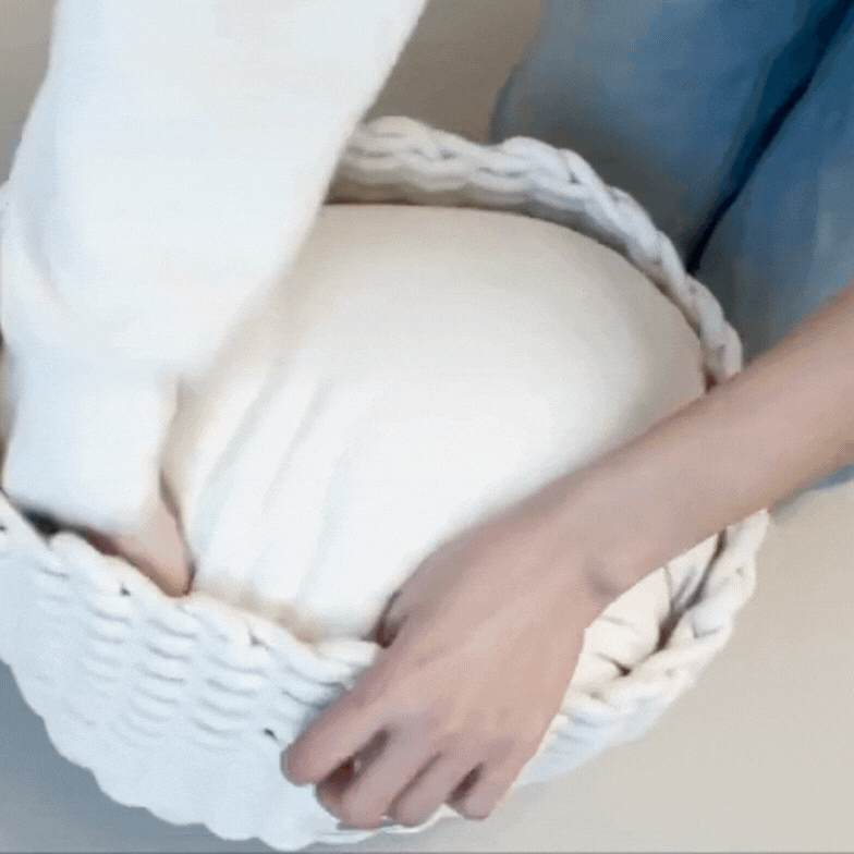 韓國 Fidotail 折疊編織貓窩狗窩寵物窩 - 高品質寵物窩 - 特價 $TWD 1080|LOVE PET FAMILY