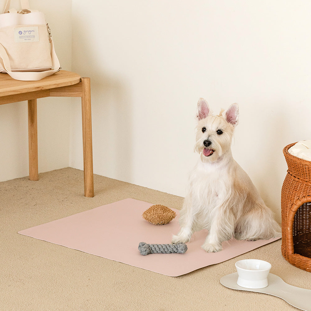 韓國 guruguru 寵物雙面防滑墊|方形款 - 高品質寵物餐墊 - 特價 $TWD 690|LOVE PET FAMILY