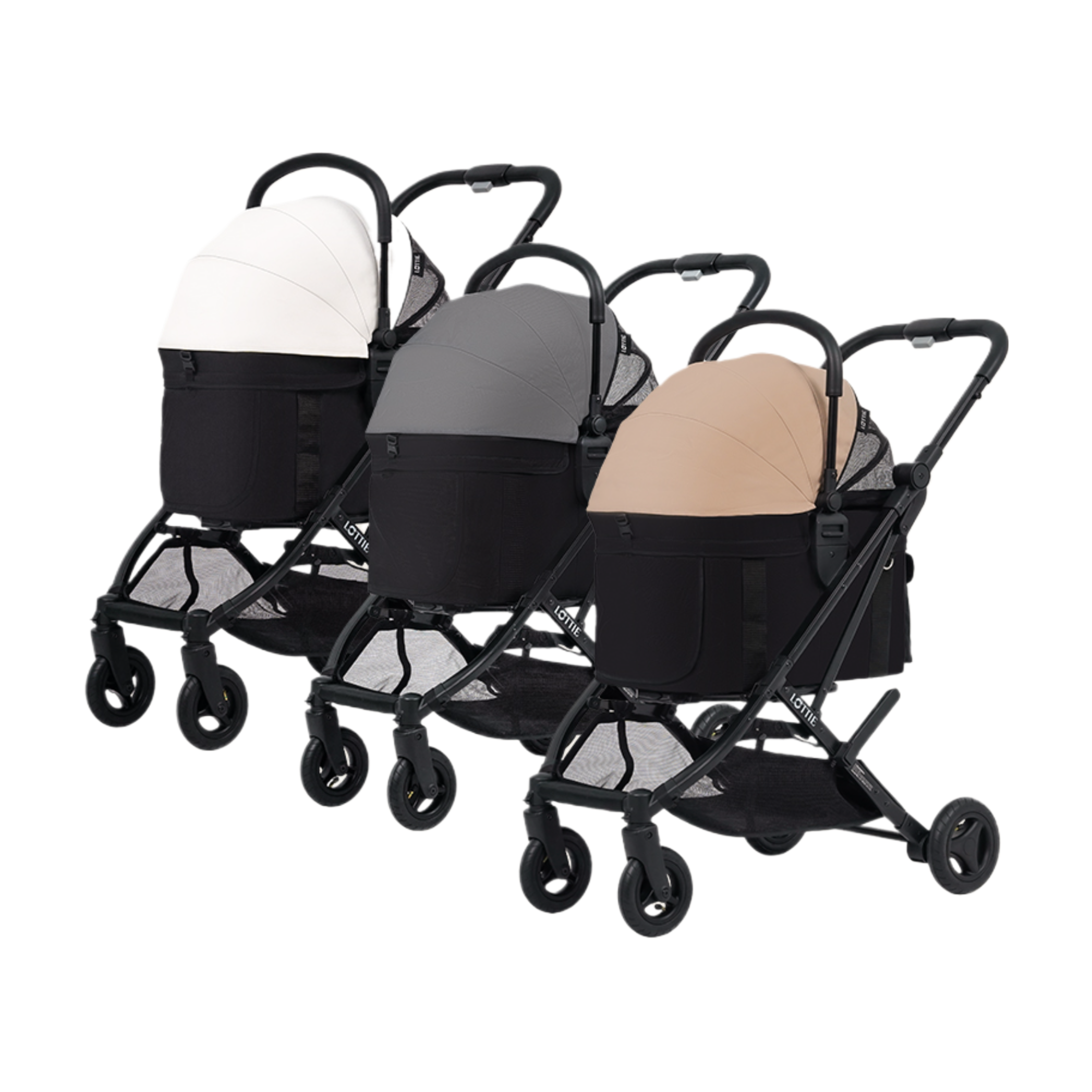 韓國 Rottie 雙開敞篷氣輪寵物推車 Noblesse Dome D|一車三用 分離式提籃 |小麥米 - 高品質寵物推車 - 特價 $TWD 12750|LOVE PET FAMILY