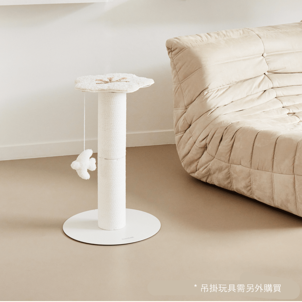 韓國 Fidotail 簇絨墊麻繩貓抓柱|兩層 61cm - 高品質貓抓柱 - 特價 $TWD 2985|LOVE PET FAMILY