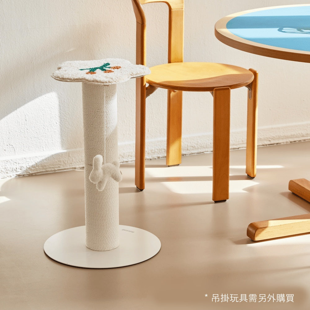 韓國 Fidotail 簇絨墊麻繩貓抓柱|兩層 61cm - 高品質貓抓柱 - 特價 $TWD 2985|LOVE PET FAMILY