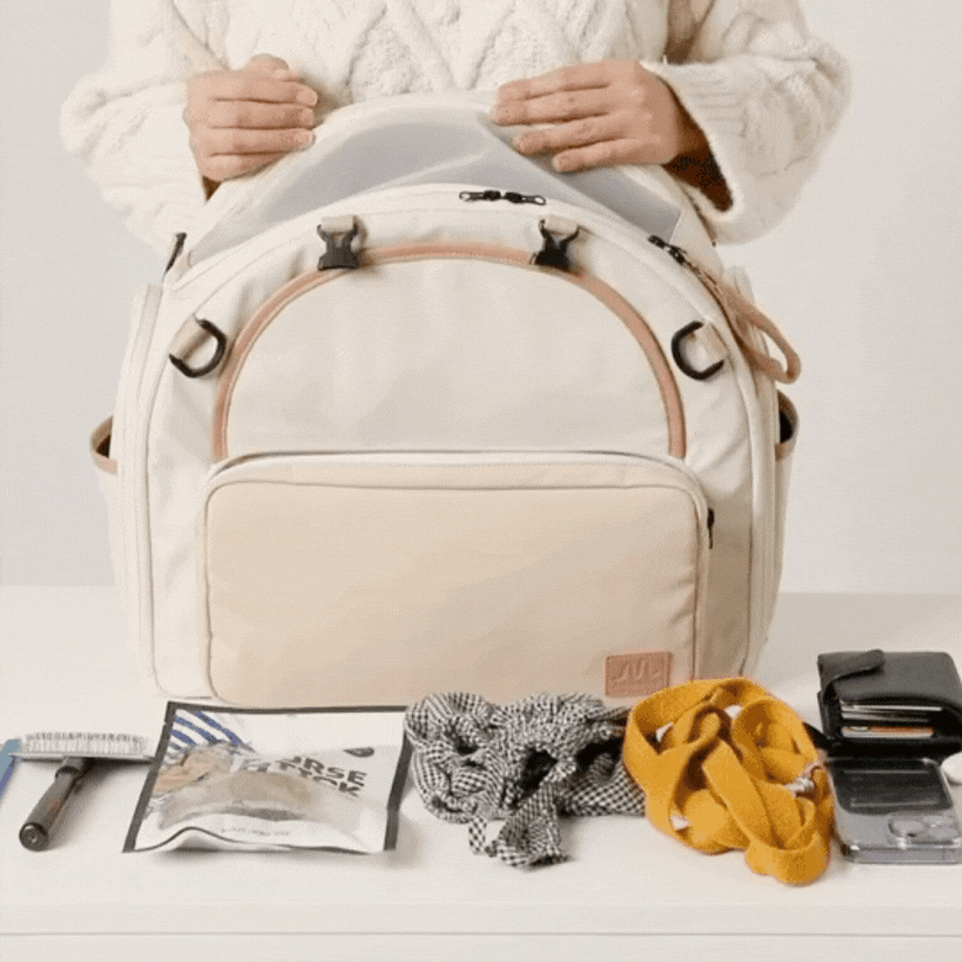 韓國 Adoptme 6合1多功能寵物外出背包|霧霾灰白 - 高品質寵物背包 - 特價 $TWD 3840|LOVE PET FAMILY