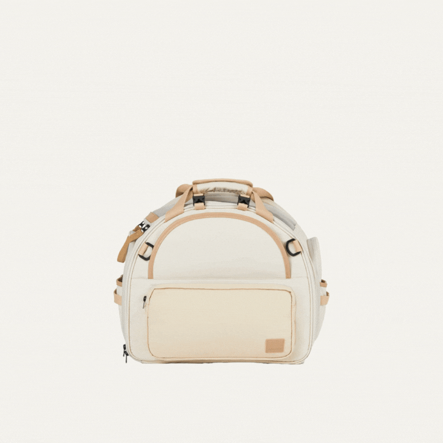 韓國 Adoptme 6合1多功能寵物外出背包|霧霾灰白|M size 7 kg 以下適用 - 高品質寵物背包 - 特價 $TWD 3840|LOVE PET FAMILY