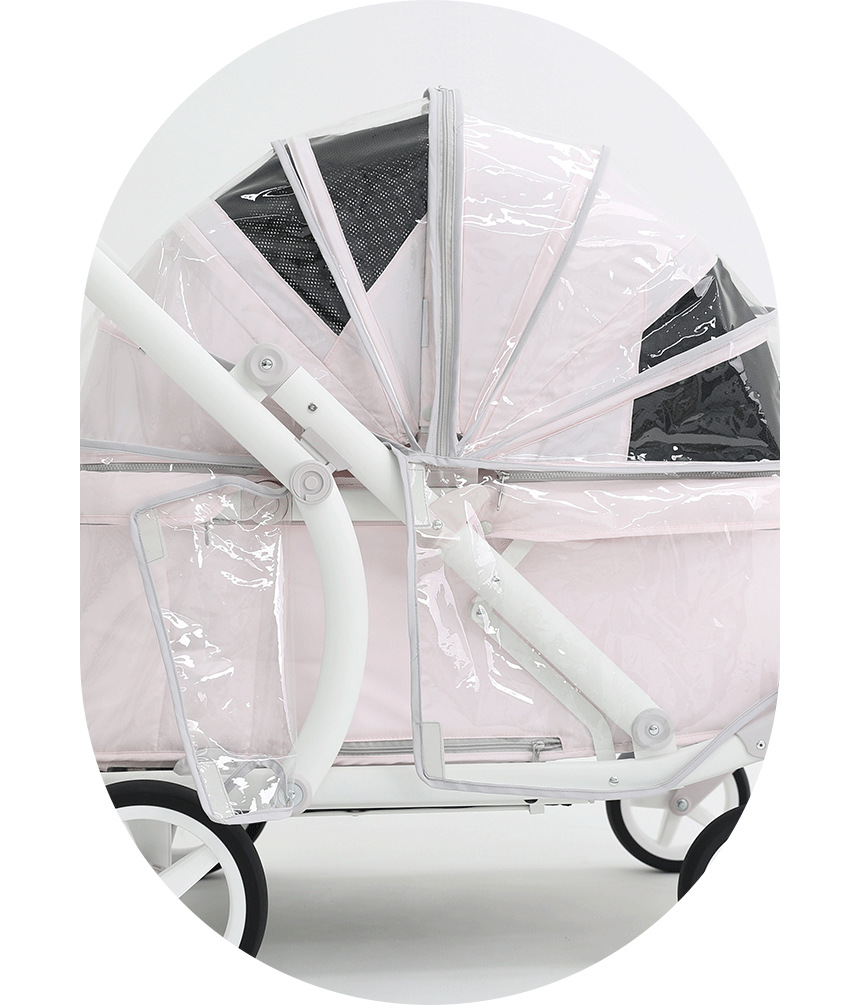 韓國 POMPOLARR PET 寵物推車配件推車防雨罩 - 高品質寵物推車配件 - 特價 $TWD 1880|LOVE PET FAMILY