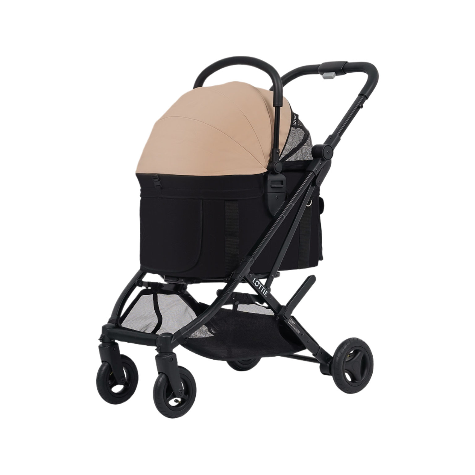 韓國 Rottie 雙開敞篷氣輪寵物推車 Noblesse Dome D|一車三用 分離式提籃 |小麥米 - 高品質寵物推車 - 特價 $TWD 12750|LOVE PET FAMILY