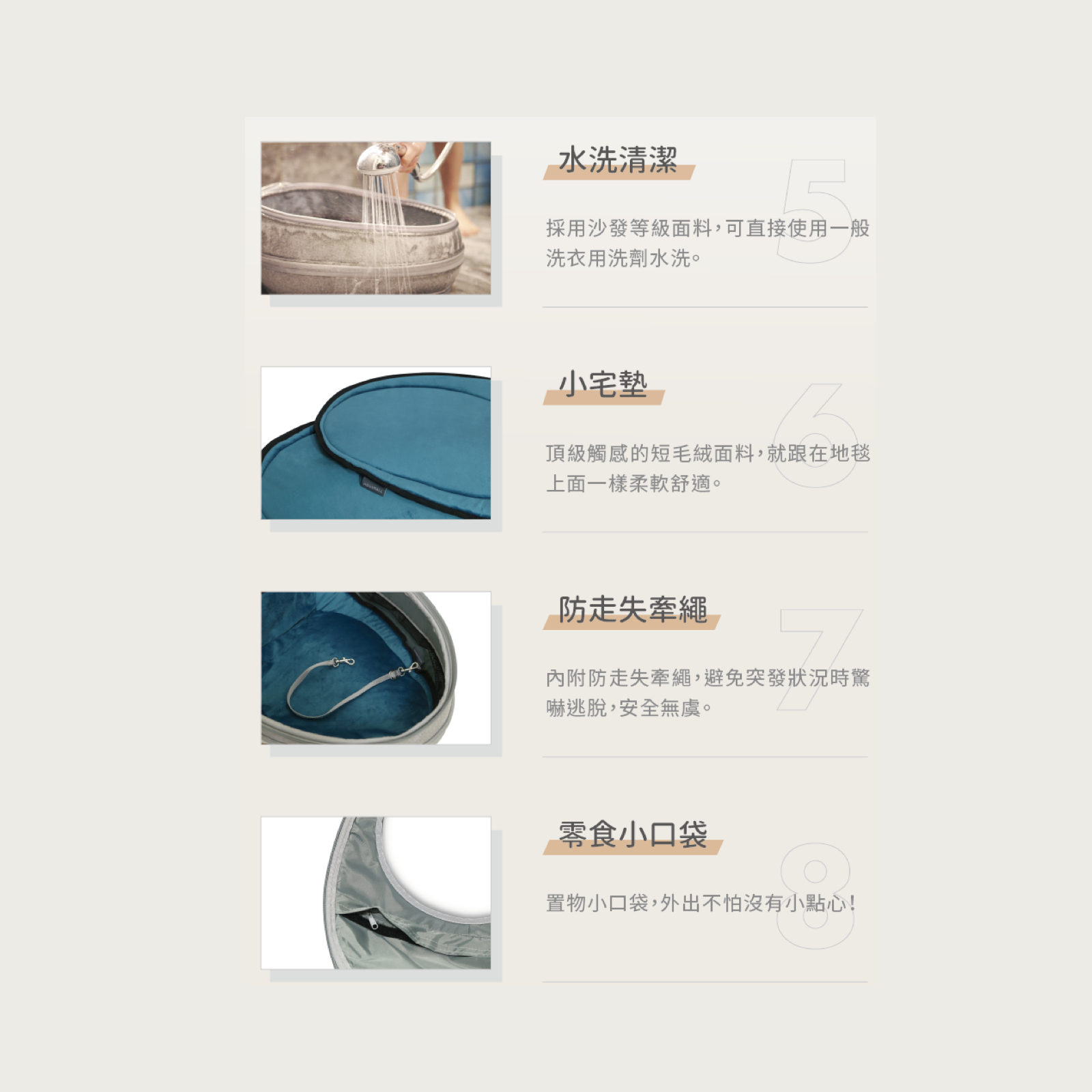 小宅生活 Housmall Living 一包兩用 EGGY 小宅包|沈穩深灰 - 高品質寵物背包 - 特價 $TWD 3060|LOVE PET FAMILY