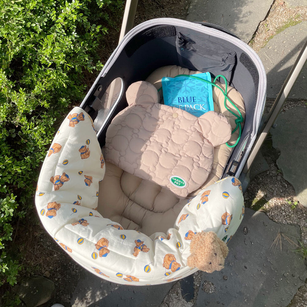 韓國 HARRYSPET 寵物推車配件兩用小熊保冰套 - 高品質寵物推車配件 - 特價 $TWD 1215|LOVE PET FAMILY