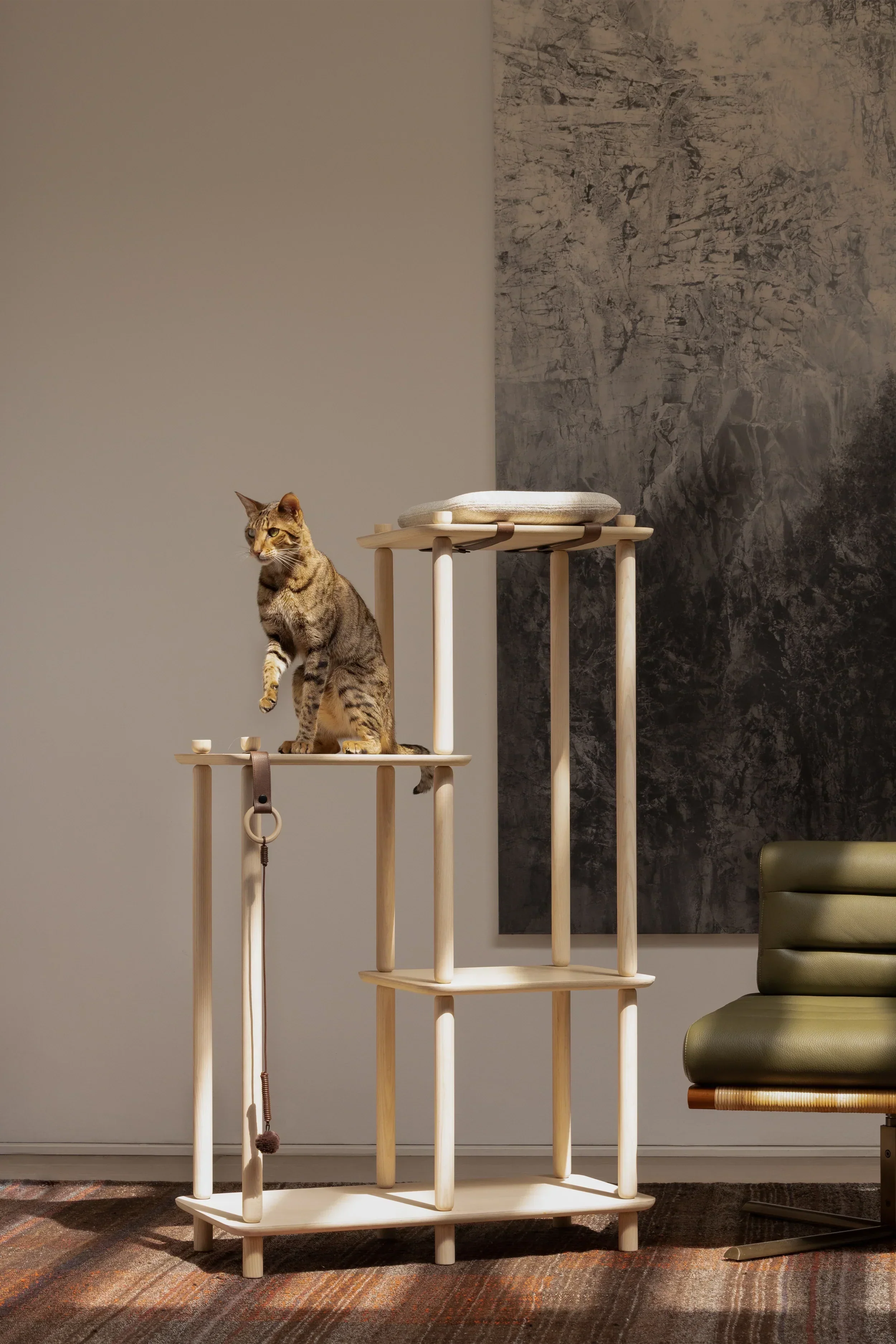 加拿大 PAPUK 貓跳台爬架逗貓棒 Connect Toy - LOVE PET FAMILY