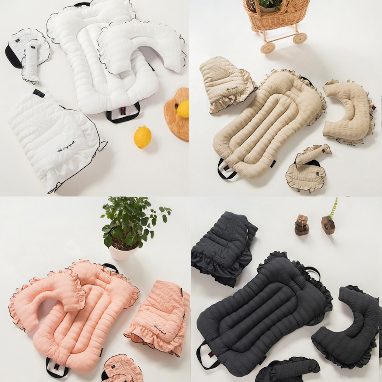 韓國 HARRYSPET 寵物推車配件推車座艙墊 |New Margaret The Lace 系列 - 高品質寵物推車配件 - 特價 $TWD 2160|LOVE PET FAMILY