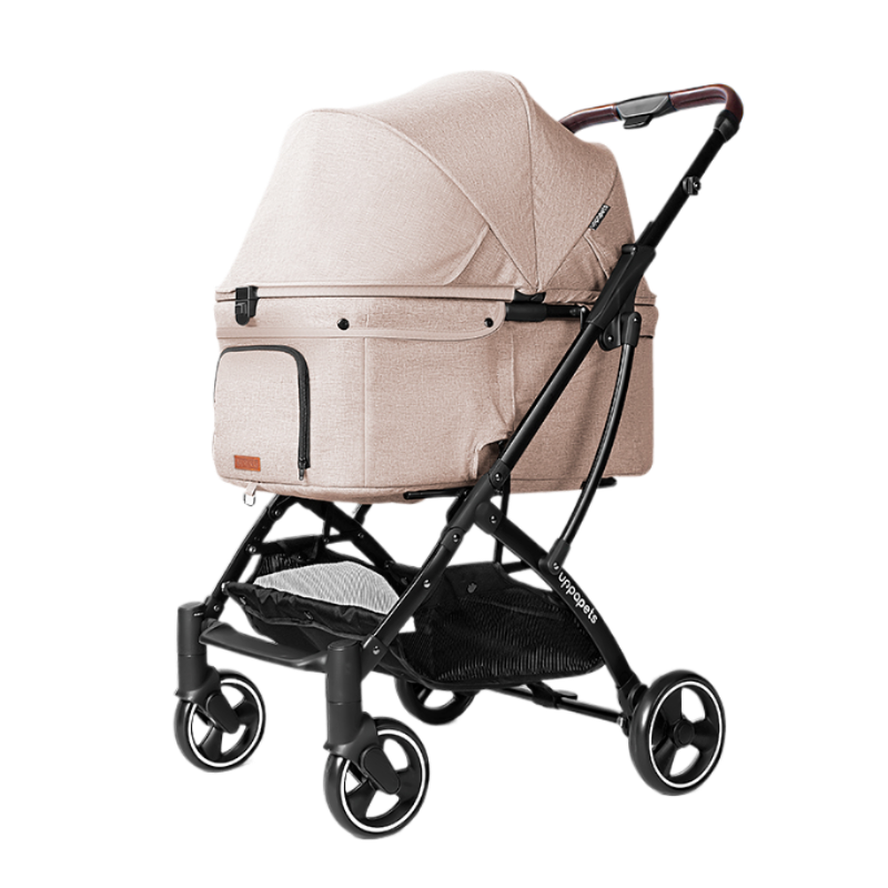 Japan Uppapets High View Double Open Convertible Pet Stroller Aroa｜Ear