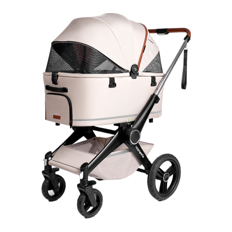 dog stroller japan Japan Uppapets high view double open convertible pet stroller