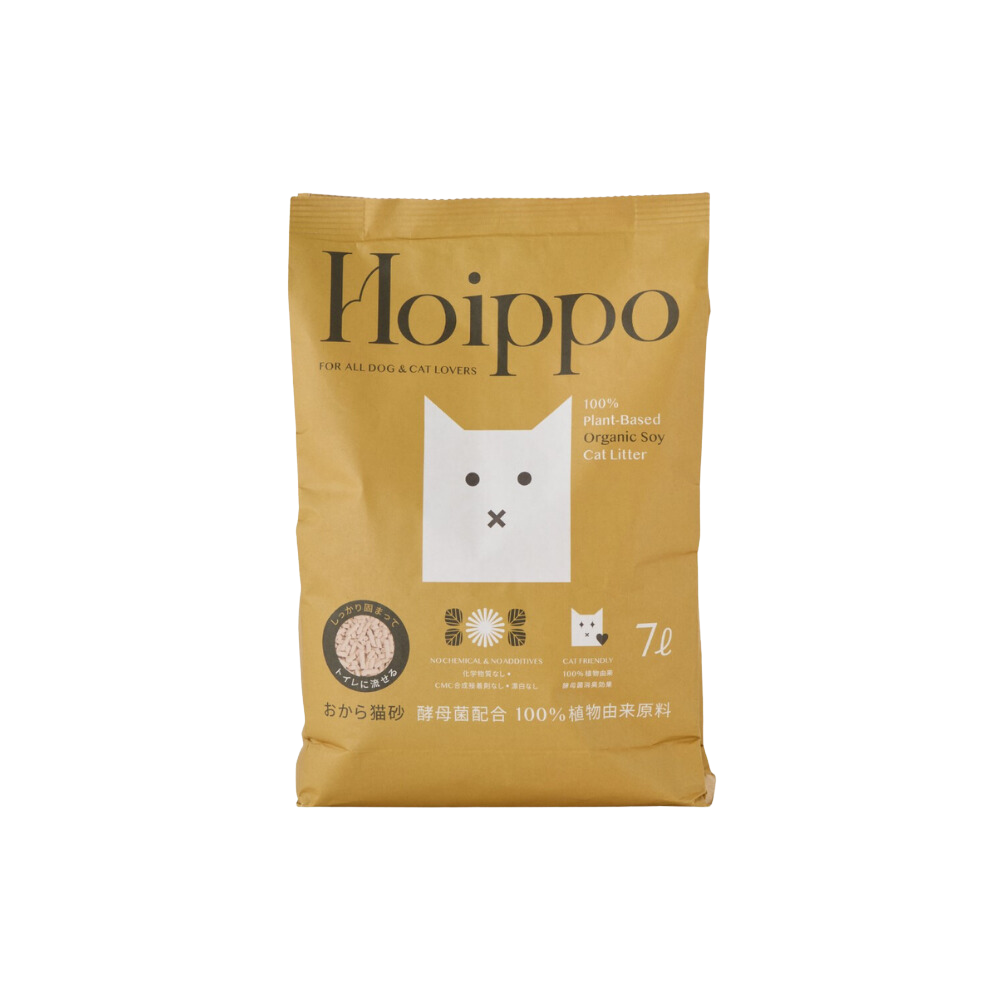 日本 Hoippo 一步步 環保有機天然除臭酵母菌保健豆腐貓砂 7L (99%零粉塵) - 高品質貓砂 - 特價 $TWD 286｜LOVE PET FAMILY