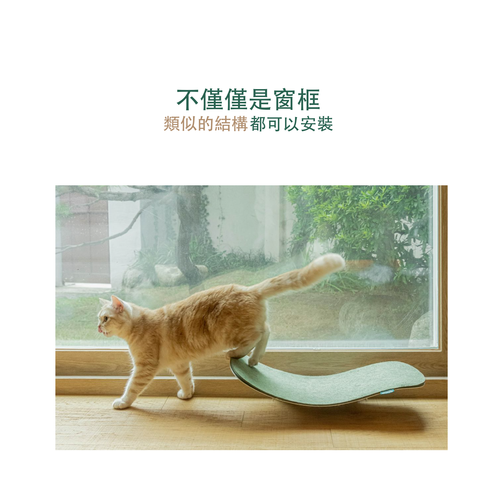 韓國 Fidotail 毛氈波浪窗邊貓抓板 - 高品質貓抓板 - 特價 $TWD 2300｜LOVE PET FAMILY