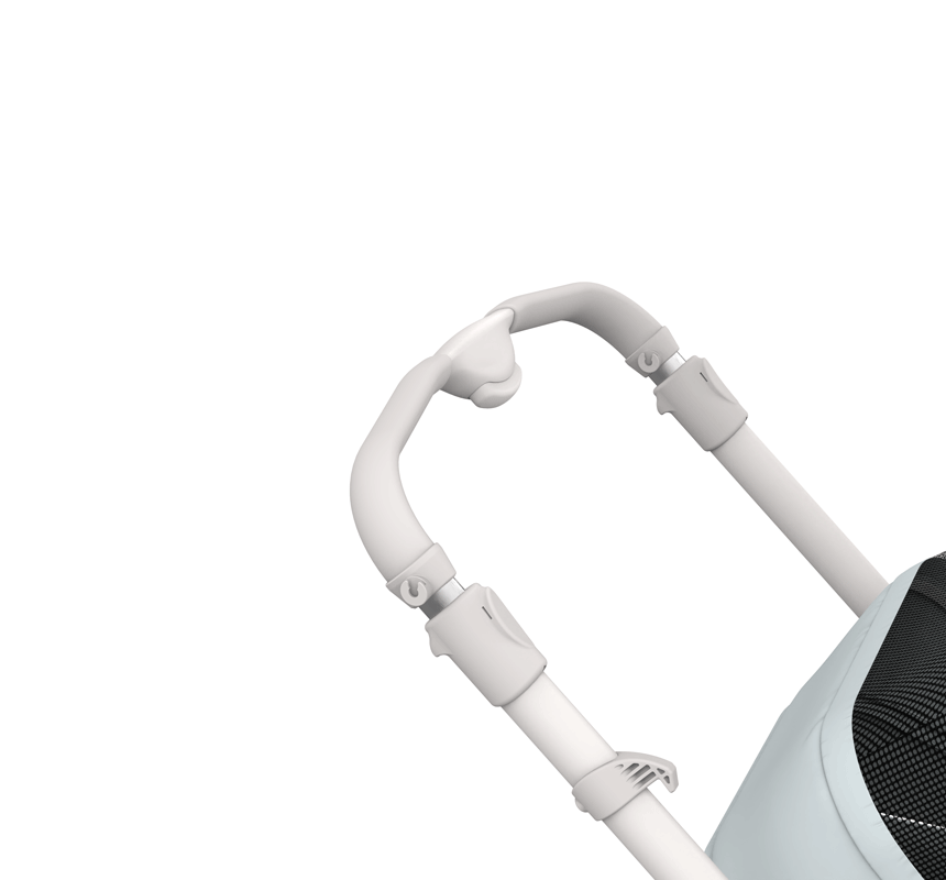 ［Wholesale］韓國 POMPOLARR PET 低重心雙開敞篷寵物推車｜一秒自動收車｜奶油粉 - 高品質寵物推車 - 特價 $TWD 25800｜LOVE PET FAMILY