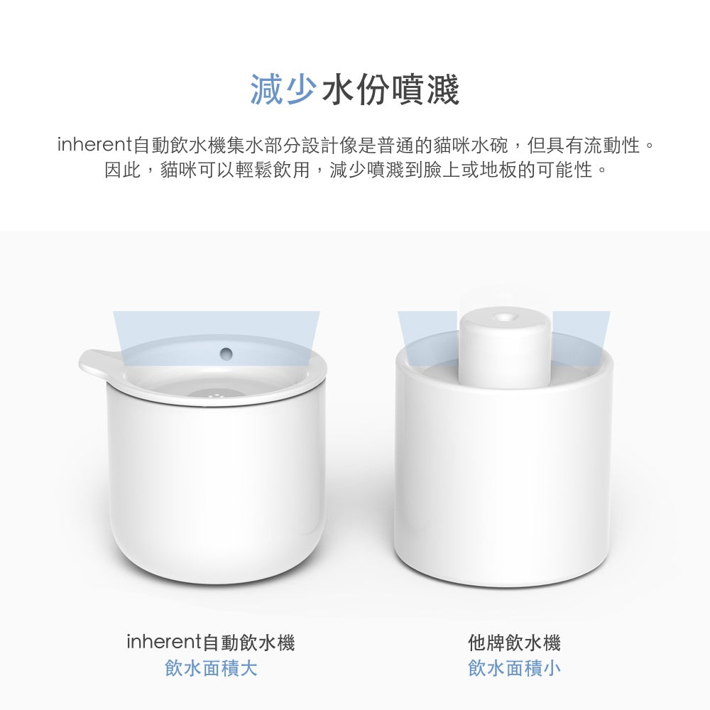 韓國 inherent  一代智能輕巧陶瓷寵物飲水機 Mug 1.0 - LOVE PET FAMILY