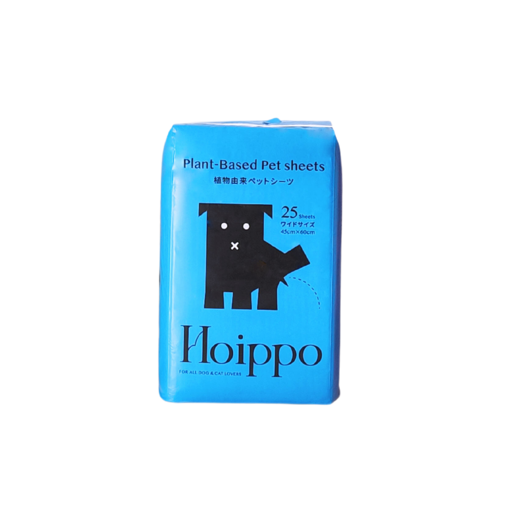 日本 Hoippo 一步步 高效吸收環保寵物尿布墊 | 植物性 PLA 生物可分解 | 25片 (M) - 高品質寵物尿墊 - 特價 $TWD 323｜LOVE PET FAMILY
