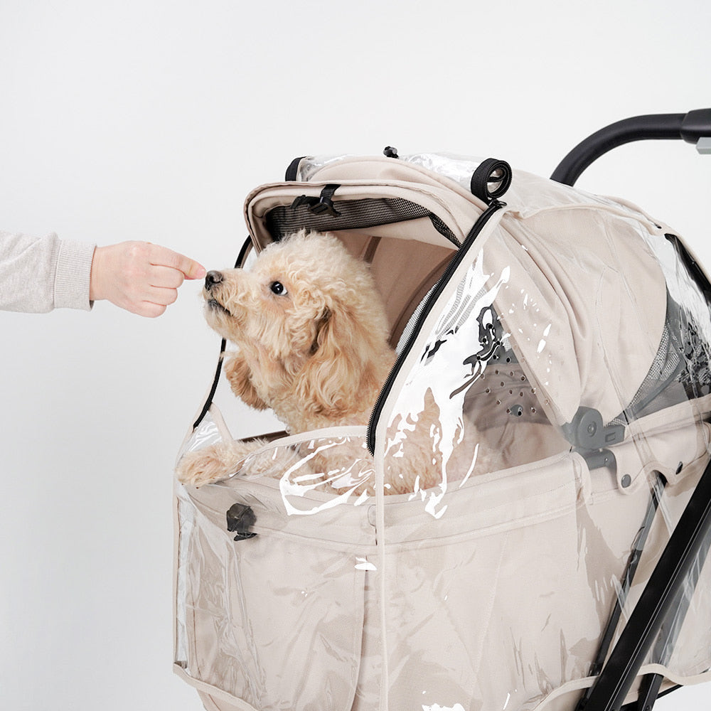 韓國 Rottie 寵物推車配件推車防雨罩｜Noblesse Dome D 車款適用 - LOVE PET FAMILY