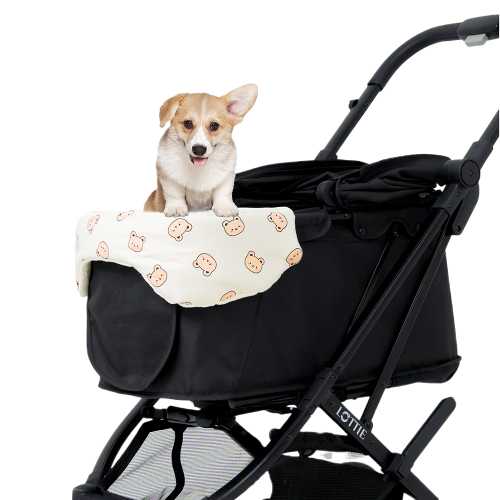 Korean Rottie Pet Stroller Accessories Stroller Protective Cover｜Suitable for all cars｜Blush Bear